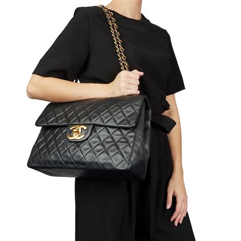 chanel so black maxi|chanel maxi bags.